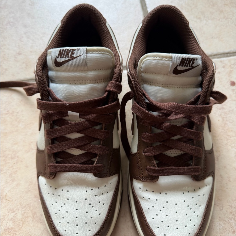 Nike Women's Brown and White Low-Top Sneakers - Picture 5 of 5